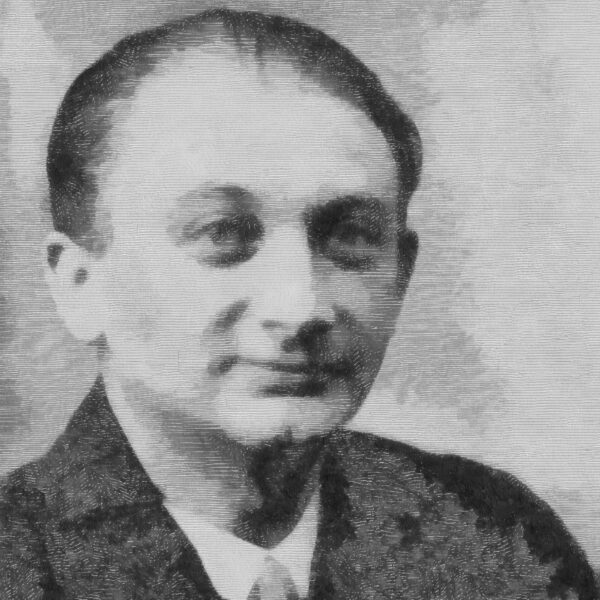 Porträt Joseph Roth, stilisiert